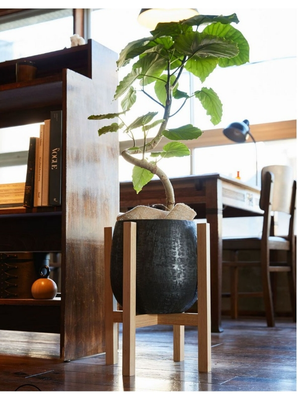 クレイ/Aluminium Pot_25φ24H BLACK/570-011-802