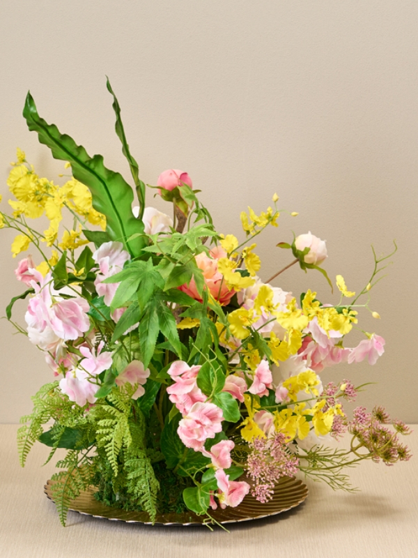 ピオニー華やぐ和モダンアレンジメント｜Fla-co（フラコ） - フラワー