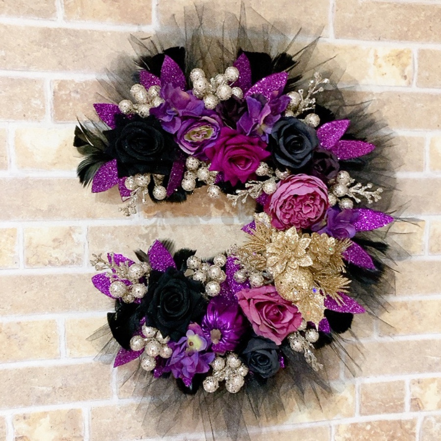 ハロウィンリース♡眩く大人カッコいいハロウィンリース♡クレセント