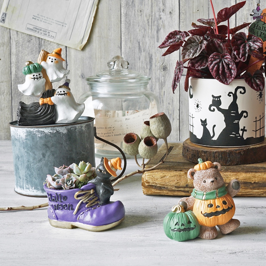 No.336 レジン ヘアゴム ハロウィン レジン ハロウィン限定 ハロウィン