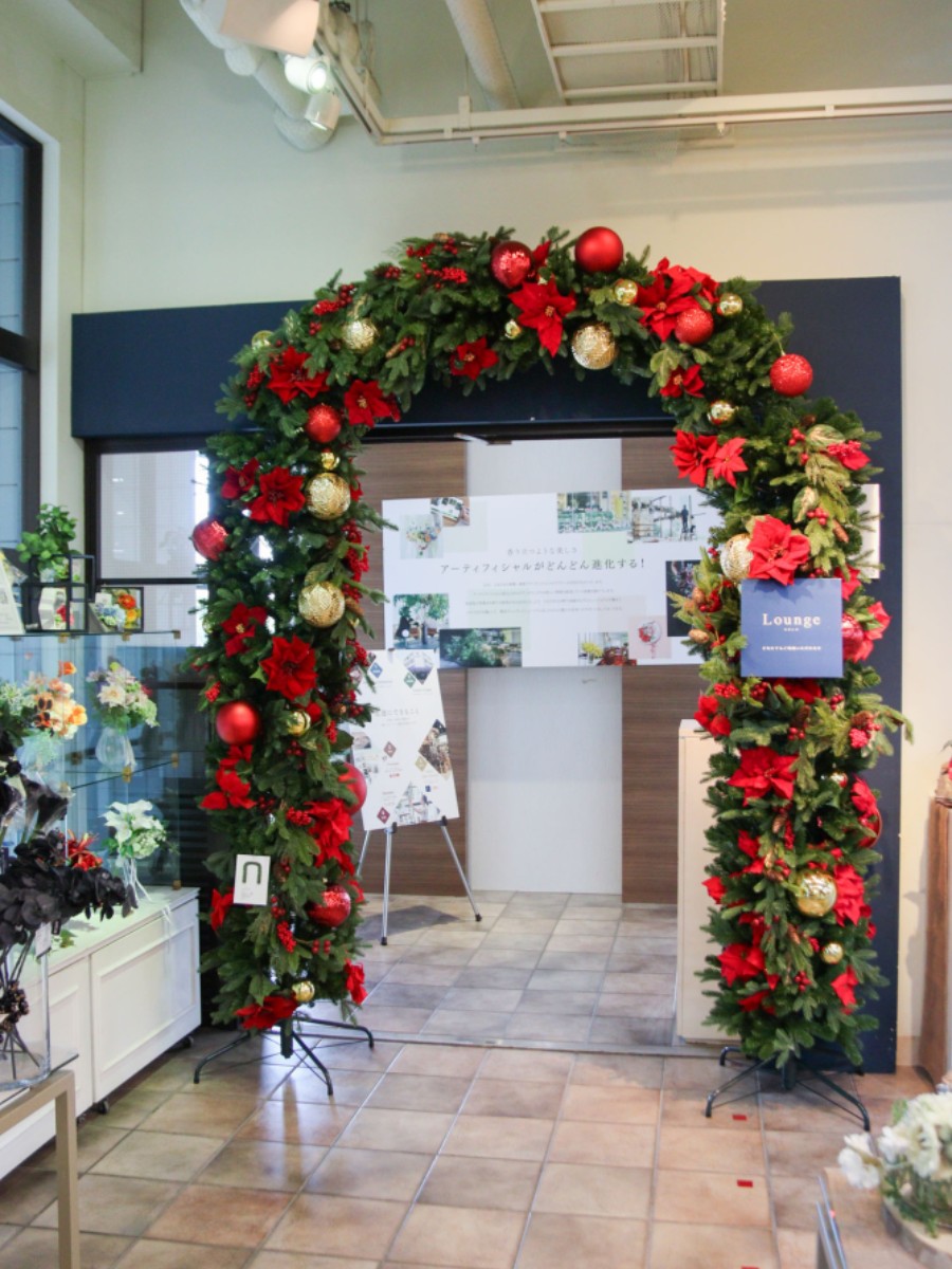 クリスマス　アーチ