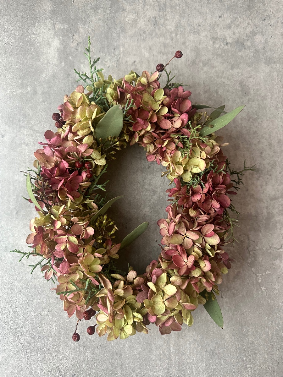 ミナヅキのオーバルリース｜Fla-co（フラコ） - フラワーアレンジ作品