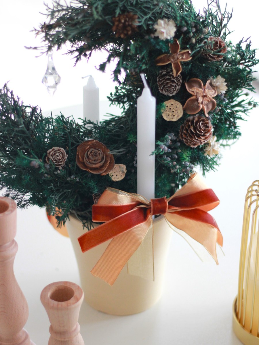 2Way三日月クリスマスツリー｜Fla-co（フラコ） - フラワーアレンジ