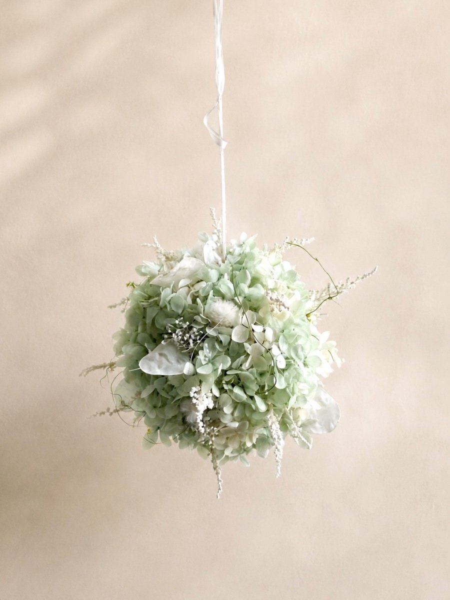 紫陽花のフライングボール