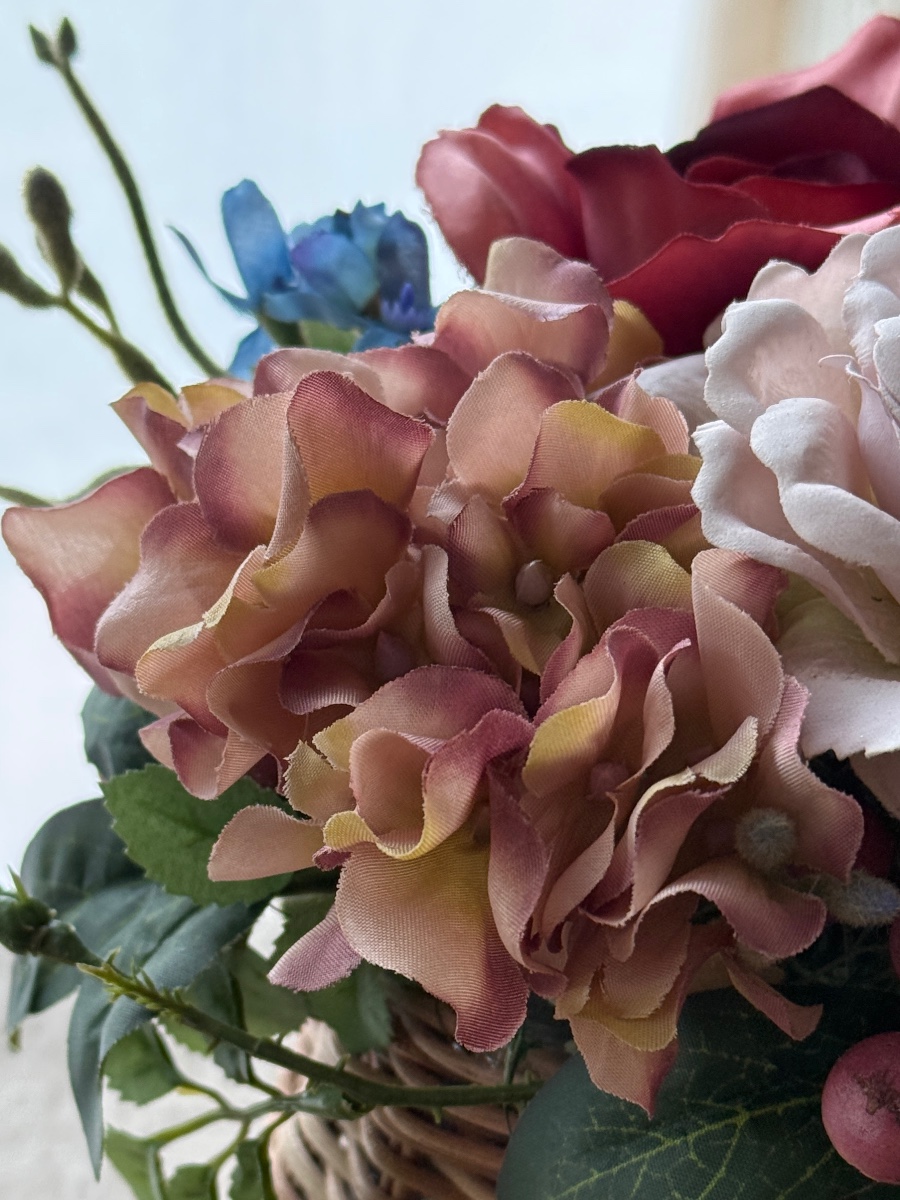 Antique Rose Basket｜Fla-co（フラコ） - フラワーアレンジ作品投稿サイト
