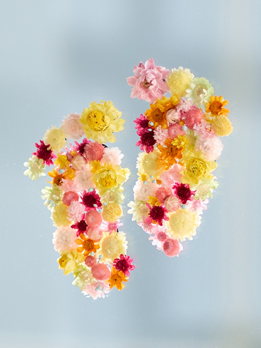 ドライ小花でつくるフラワーアート