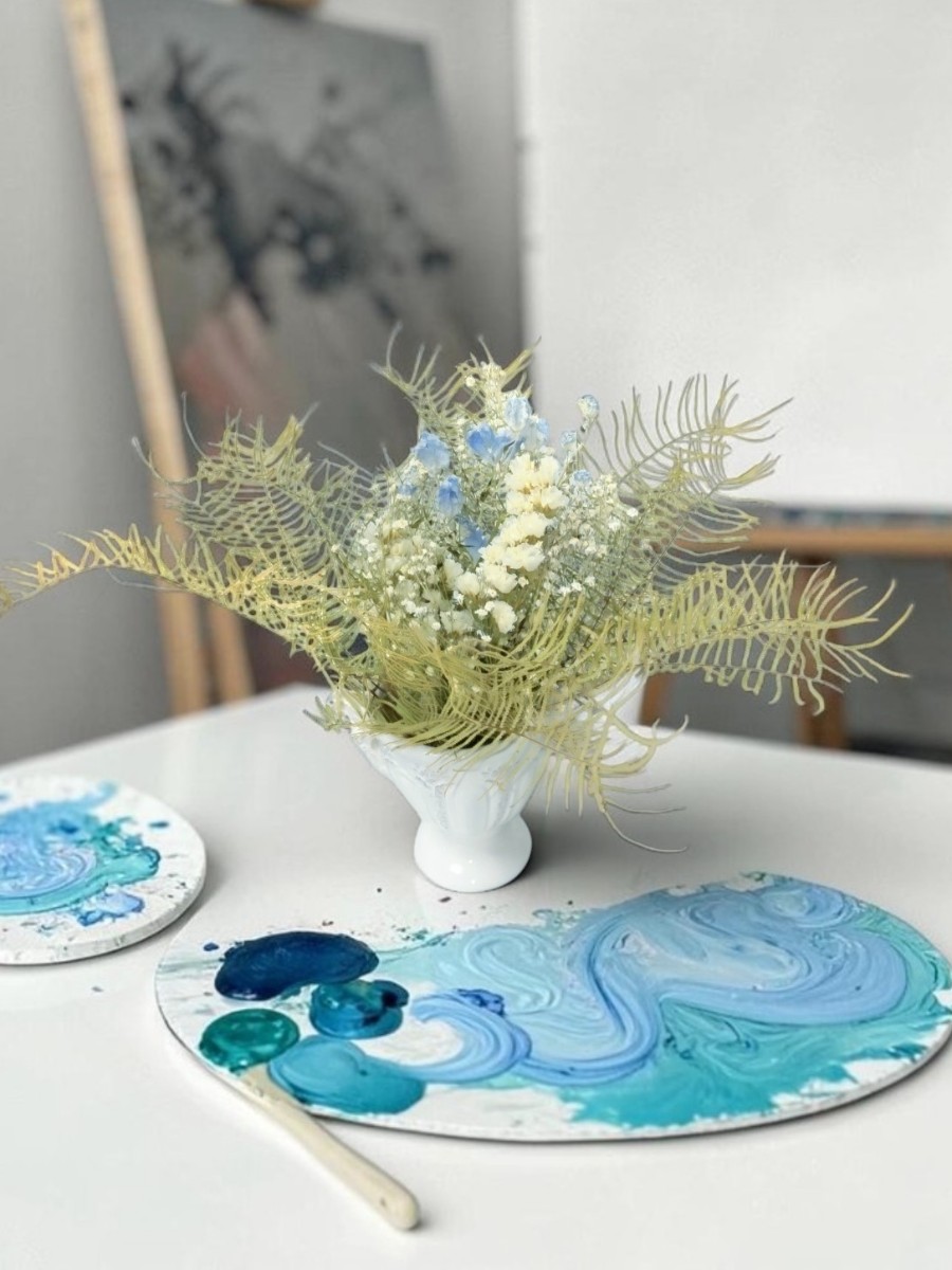 生花ドライフラワーのアレンジメント