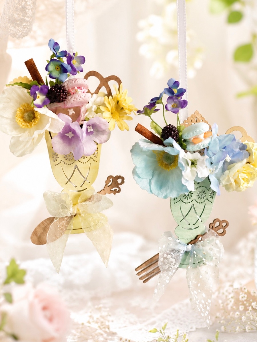 夏色のフラワーパフェ