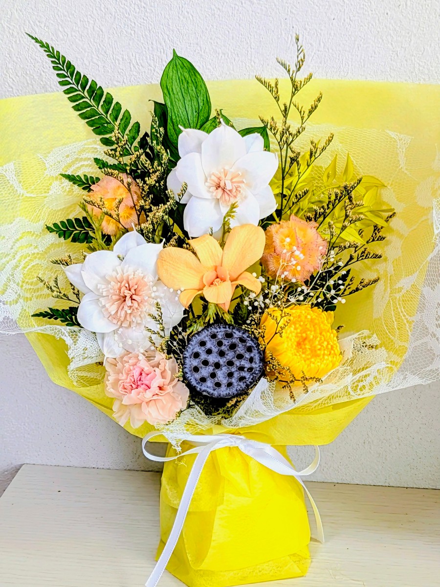 お供え仏花　花束　スタンディングブーケ