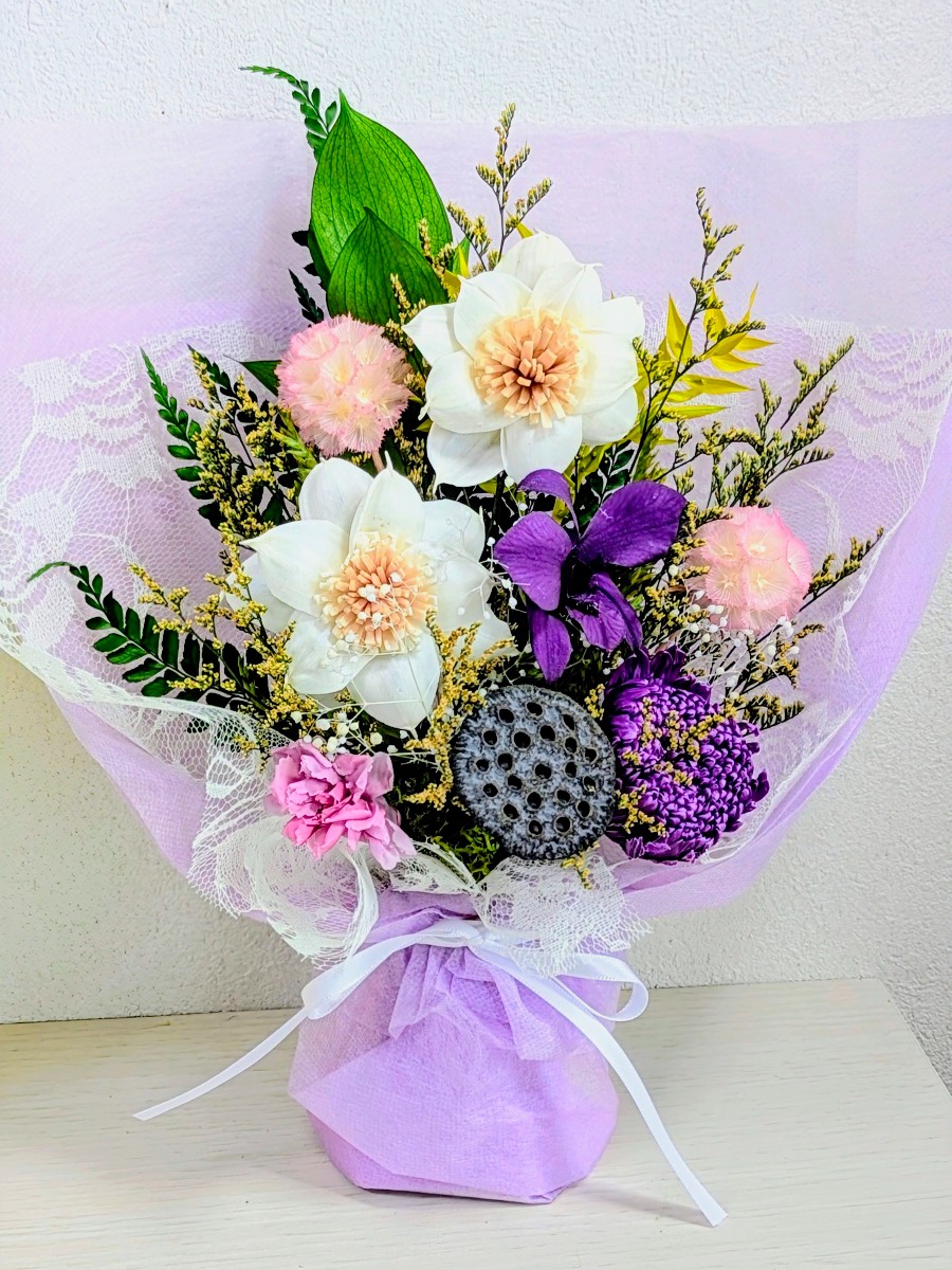 お供え仏花　花束　スタンディングブーケ