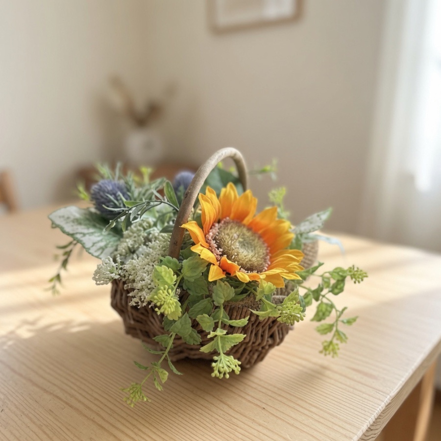 夏の光を閉じ込めた幸せバスケット