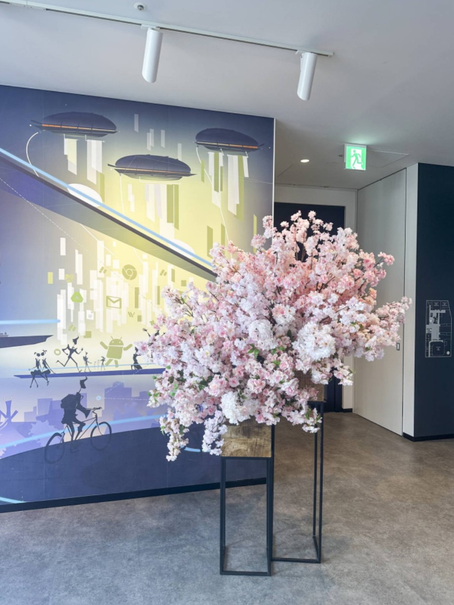 大型フラワーディスプレイ　桜