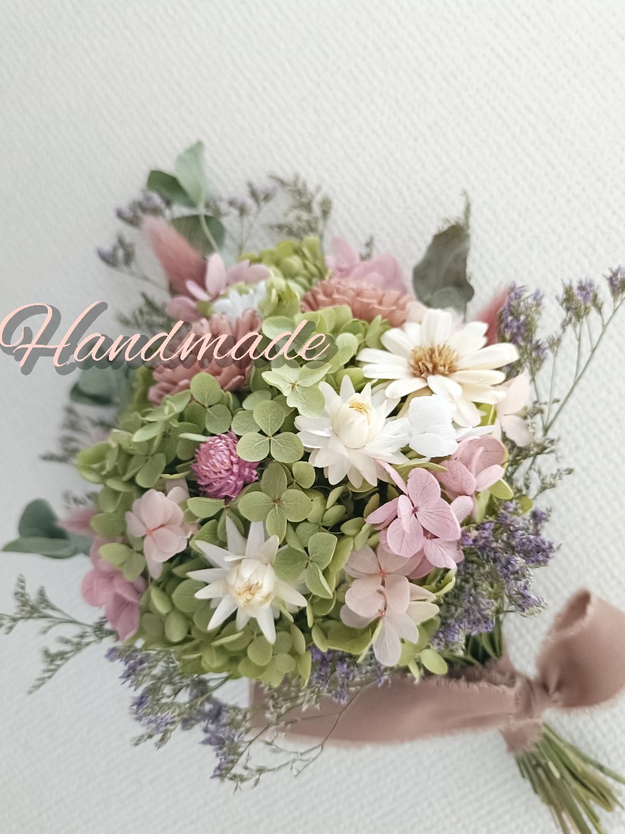 アナベルの紫陽花ピンクスワッグ