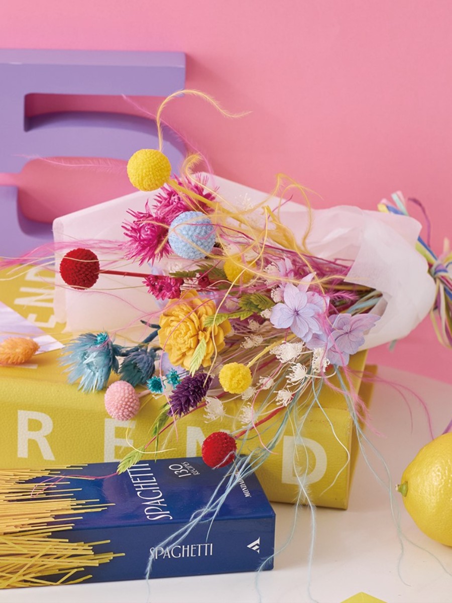 カラフルミックスの花束