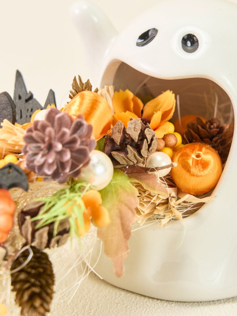 オバケとカボチャのハロウィンアレンジ