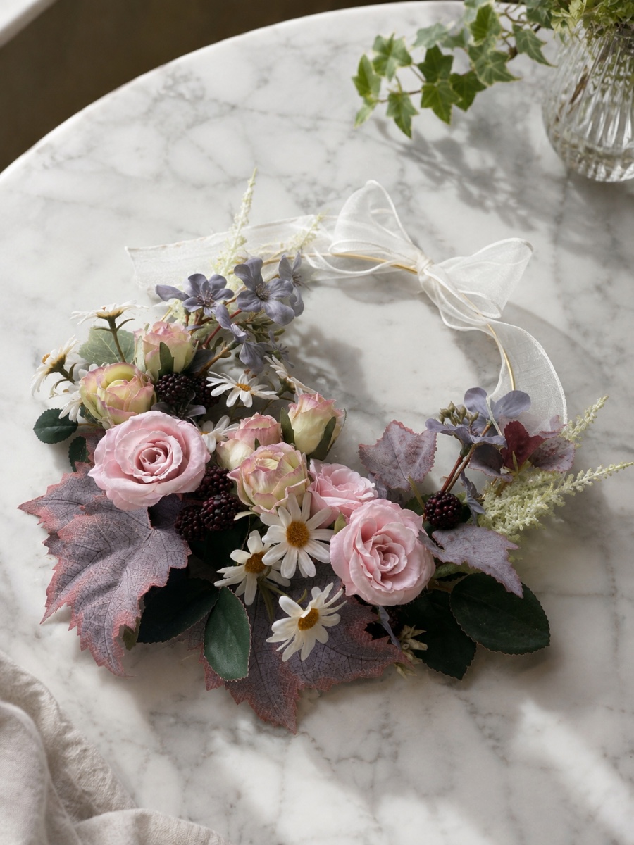 秋色の薔薇達