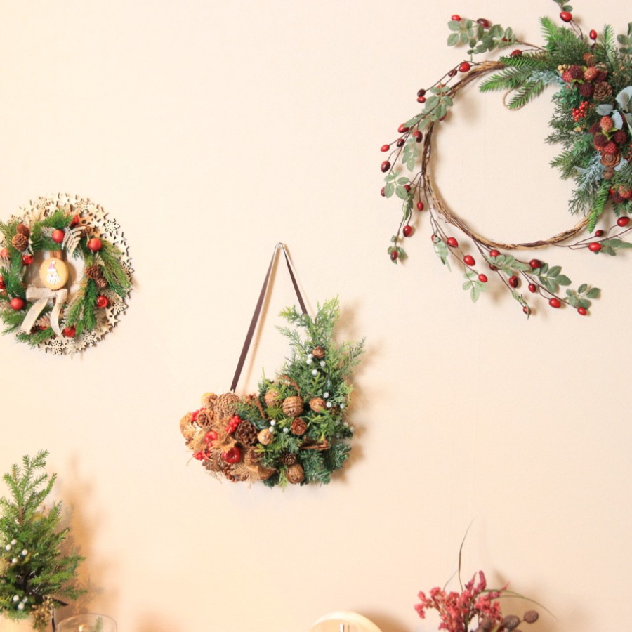 木の実たっぷり♪森の中を感じるナチュラルクリスマス