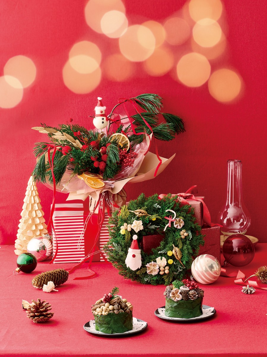 楽しい！があふれるクリスマスアレンジ①