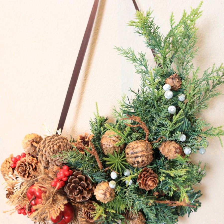 木の実たっぷり♪森の中を感じるナチュラルクリスマス