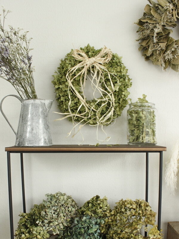 アナベル紫陽花リース gja