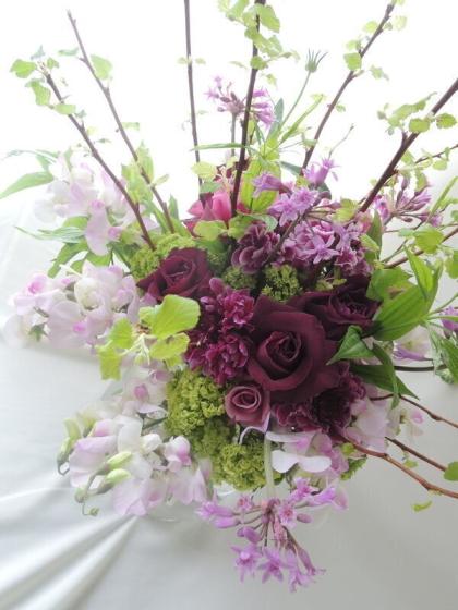 生花 バラ クールウォーター ピンク紫 通販 はなどんやアソシエ