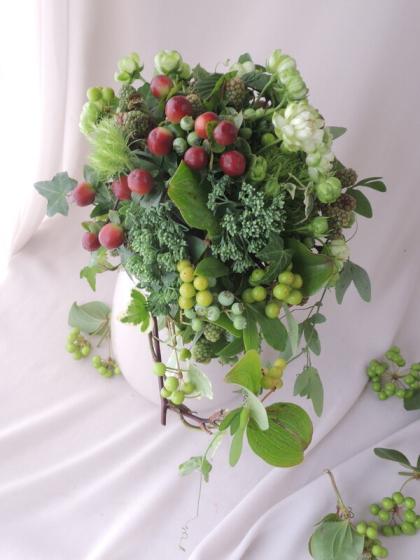 花材　グリーン　生花　季節の生花　ブーケ 花材 グリーン 生花 季節の生花 ブーケ