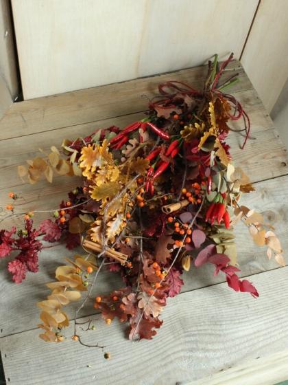 即日☆【プリザーブド】J・flow/秋色オーク(束単位) - 花材通販はなど