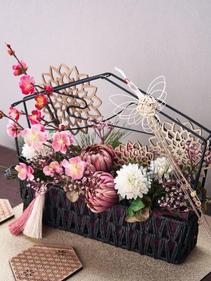 造花】MAGIQ東京堂/春日梅 S #16 BEAUTY /FJ002057-016 - 花材