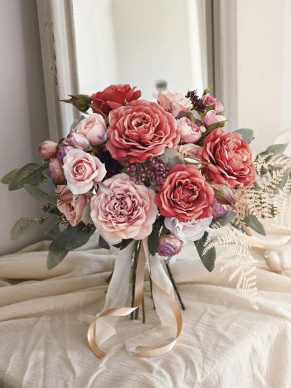 大特価◎【造花】MAGIQ東京堂/ラッスルローズ #2 ANT.PK/FM000821-002