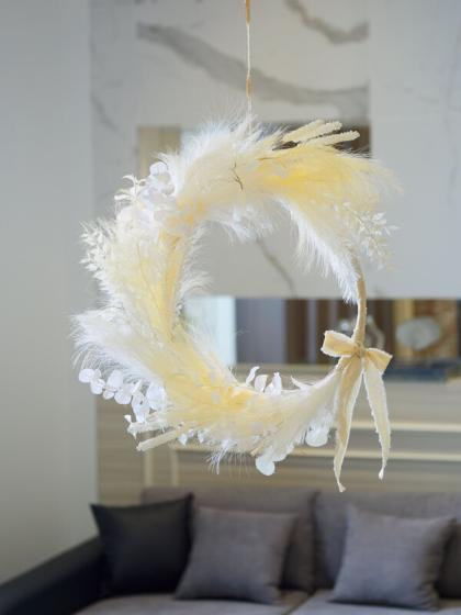 即日☆【造花】アスカ/ユーカリ ホワイト/A-43691-1 - 花材通販はなど