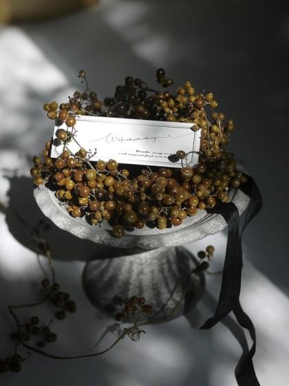 ペイントされた古いブリキの円筒形容器 ポットスタンド アンティーク