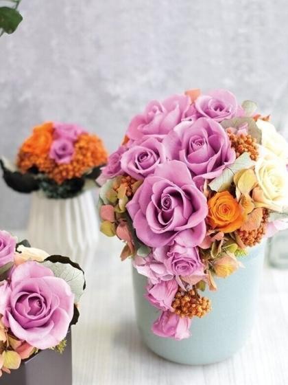 プリザーブド】ヴェルディッシモ/VDペティートローズ ヘザーローズ 12