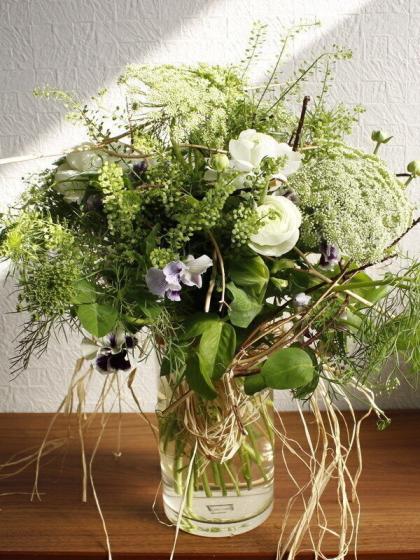 生花】レースフラワー グリーンミスト 50cm程度 【OT】 - 花材通販は