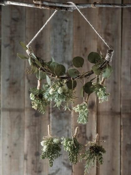 造花】アスカ/ユーカリガーランド #051F フロストグリーン/A-43376-51F