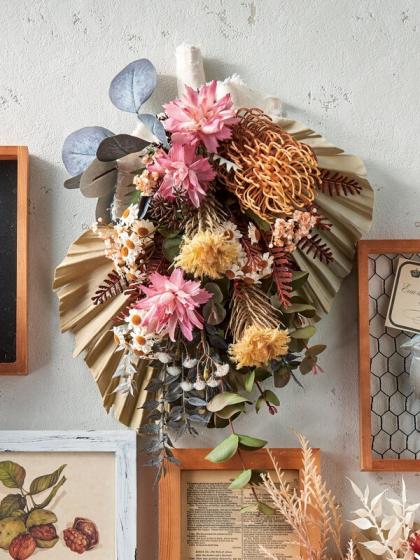 造花】アスカ/デージーバンチ×27(1束3本) クリームホワイト/A-34128-11