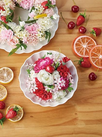 即日☆【造花】チェリー RED レッド/FV003760 - 花材通販はなどんや