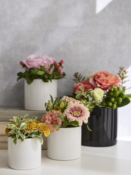 クレイ/COLOR VASE CYLINDER 7φ6H/144-766-100 - 花材通販はなど