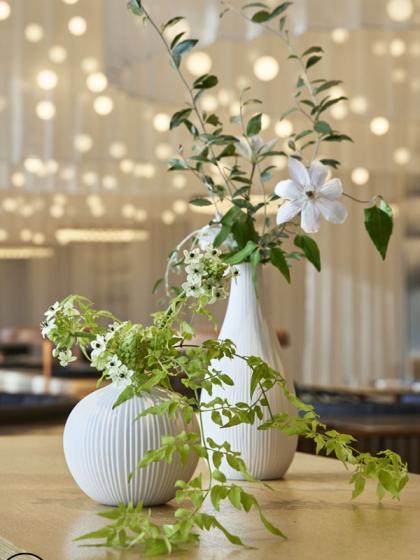 クローバー花瓶 セラミックベース クローバー【rice】花瓶 | Forest cat