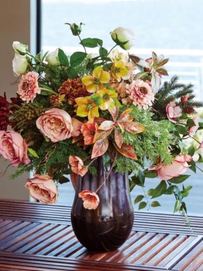 特価◎即日☆【造花】アスカ/ミックスシーダーブッシュ /AX69967 - 花