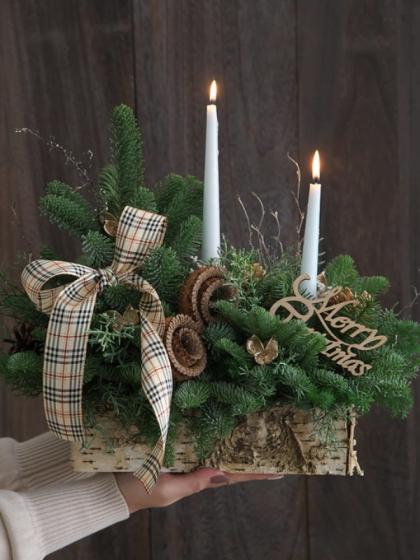 東京堂/クリスマスロゴパーツ 3個入り/XO002304 - 花材通販はなどんや