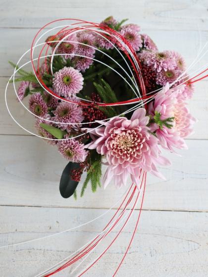 生花】SPマム ドリア ピンク(ポンポン咲き):JFDマム【FJ】 - 花材通販