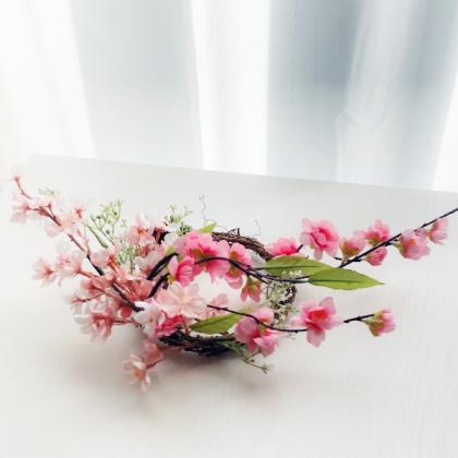 即日☆【造花】MAGIQ東京堂/かれん桃枝 PINK/FM004463 - 花材通販は
