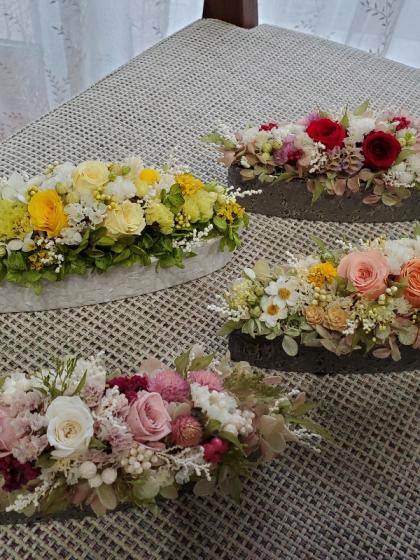 即日☆クレイ/JAPANESQUE 2 OVAL + WHITE/170-021-100 - 花材
