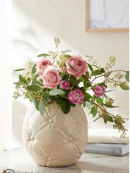 クレイ/Quilt_20φ20H ECRU/177-722-120 - 花材通販はなどんやアソシエ