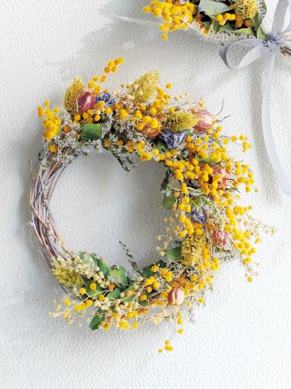 大地農園/ライトリース・サンキライ15cm 5個 ウォッシュホワイト/75241