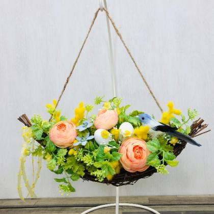 即日☆【造花】アスカ/ミモザバンチ(1束3本) イエロー/A-34108-10 - 花