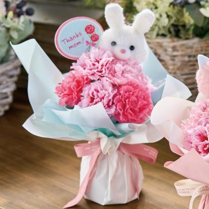 花うさぎ 東京堂/フラッフィピック #1 うさぎ/白 2本/ZP000090-001 - 花材通販は