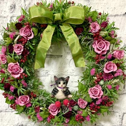 即日☆【ドライ】大地農園/ミニバラ・ドライ・ヘッド ワイン 約25輪