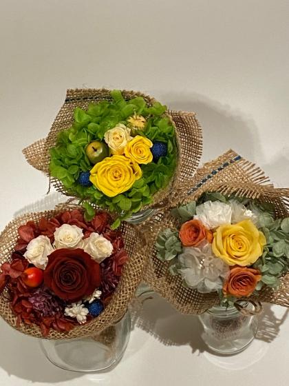 即日☆ 【プリザーブド】フロールエバー/ベイビーローズ 12輪 キュート