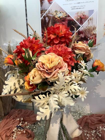 造花】YDM/ダリアブルック ブラウン/FA6942-BR - 花材通販はなどんや